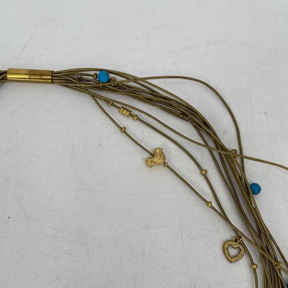 Vintage multi strand Navajo Charm Necklace - Picture 5 of 8